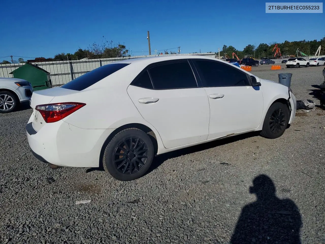 2014 TOYOTA COROLLA VIN 2T1BURHE1EC055233 — фото 3