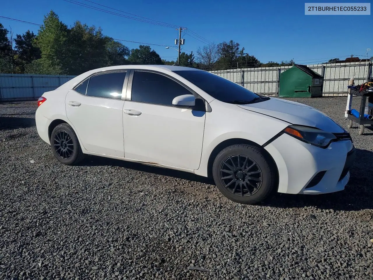 2014 TOYOTA COROLLA VIN 2T1BURHE1EC055233 — фото 4