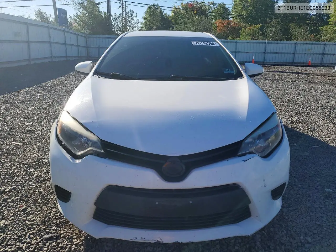 2014 TOYOTA COROLLA VIN 2T1BURHE1EC055233 — фото 5