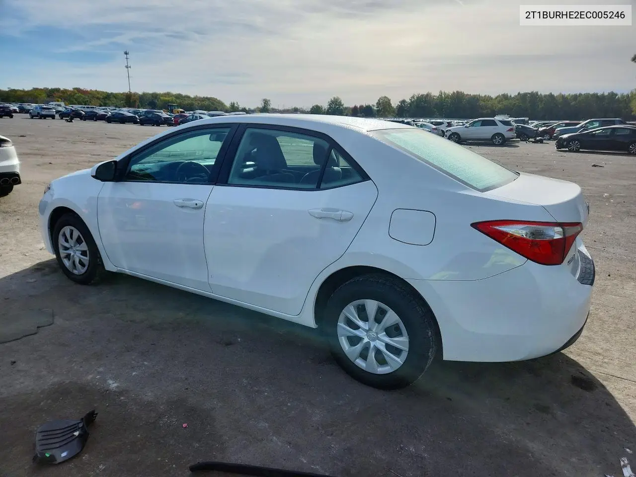 2014 TOYOTA COROLLA VIN 2T1BURHE2EC005246 — фото 2