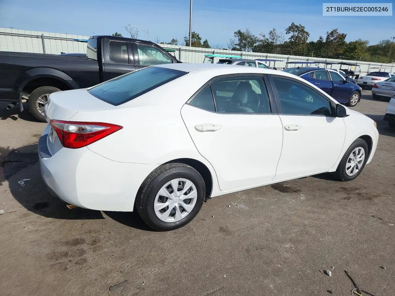 2014 TOYOTA COROLLA VIN 2T1BURHE2EC005246 — фото 3