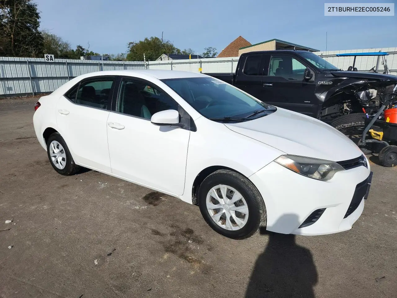 2014 TOYOTA COROLLA VIN 2T1BURHE2EC005246 — фото 4