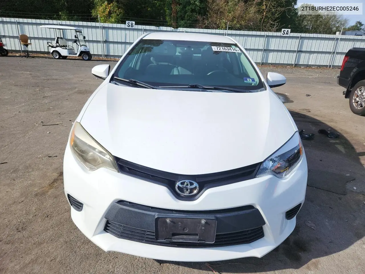 2014 TOYOTA COROLLA VIN 2T1BURHE2EC005246 — фото 5