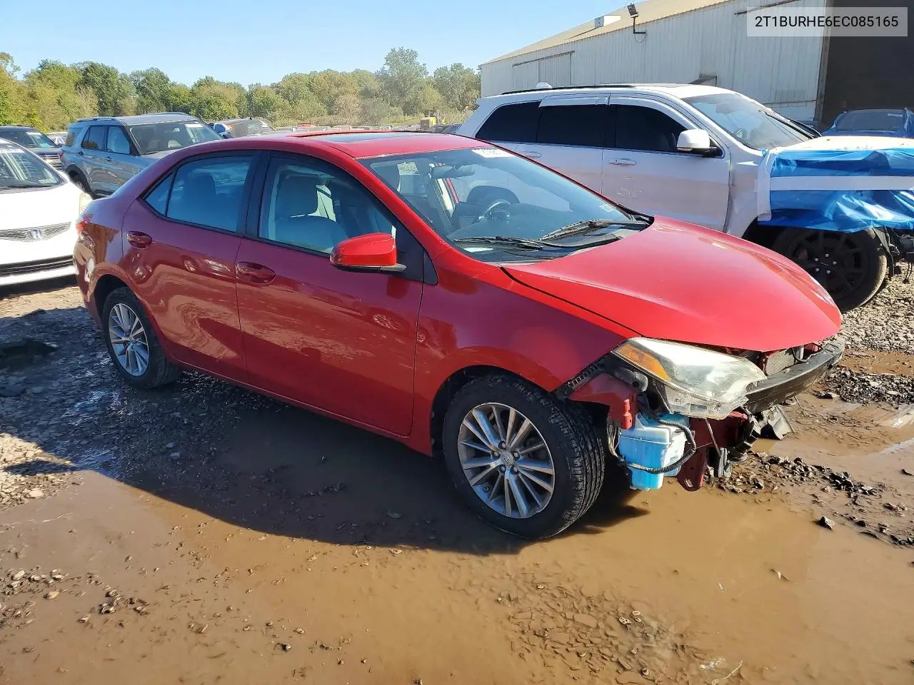 2014 TOYOTA COROLLA VIN 2T1BURHE6EC085165 — фото 4