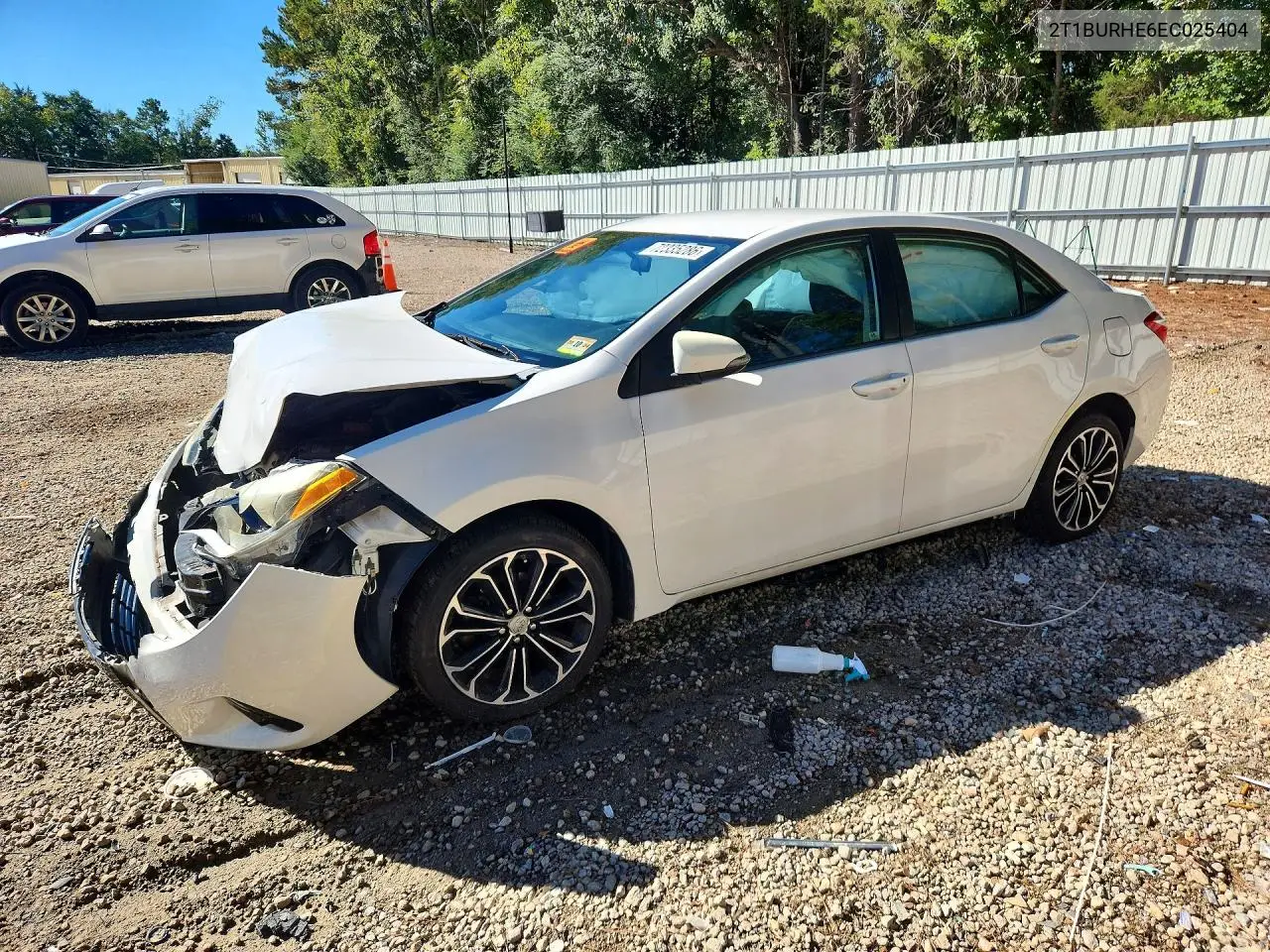 TOYOTA COROLLA 2014, VIN 2T1BURHE6EC025404
