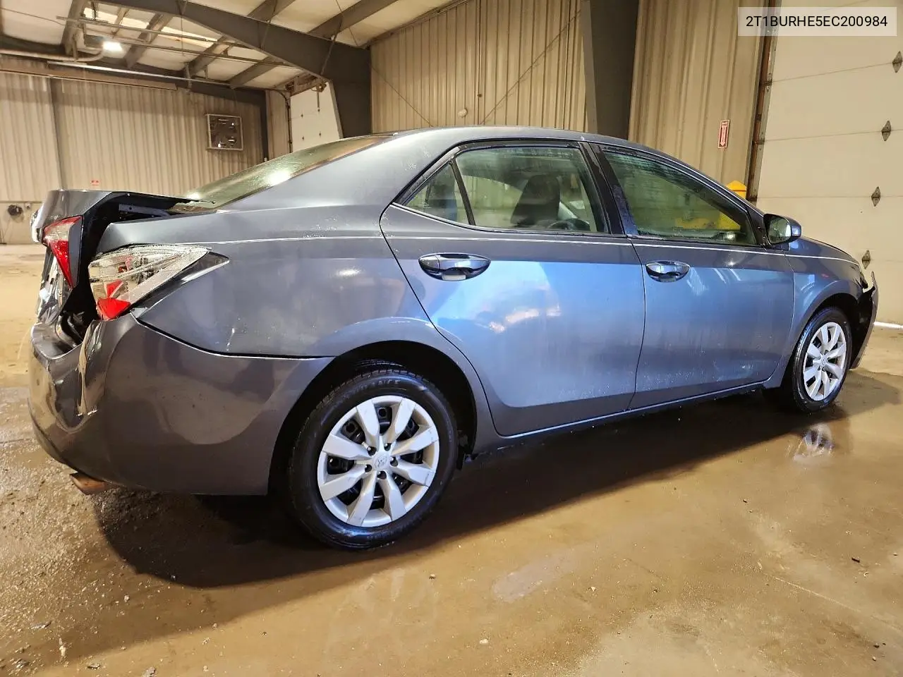 2014 TOYOTA COROLLA VIN 2T1BURHE5EC200984 — фото 3