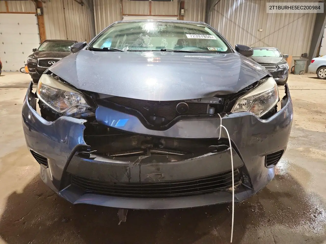 2014 TOYOTA COROLLA VIN 2T1BURHE5EC200984 — фото 5