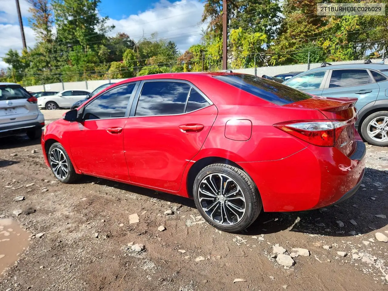 2014 TOYOTA COROLLA VIN 2T1BURHE0EC026029 — фото 2