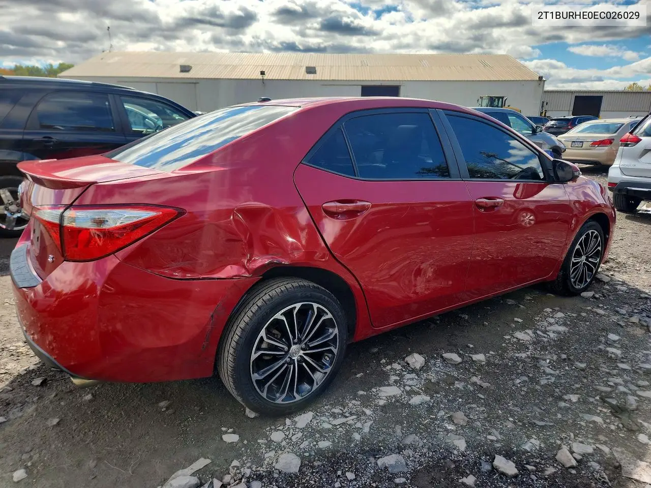 2014 TOYOTA COROLLA VIN 2T1BURHE0EC026029 — фото 3
