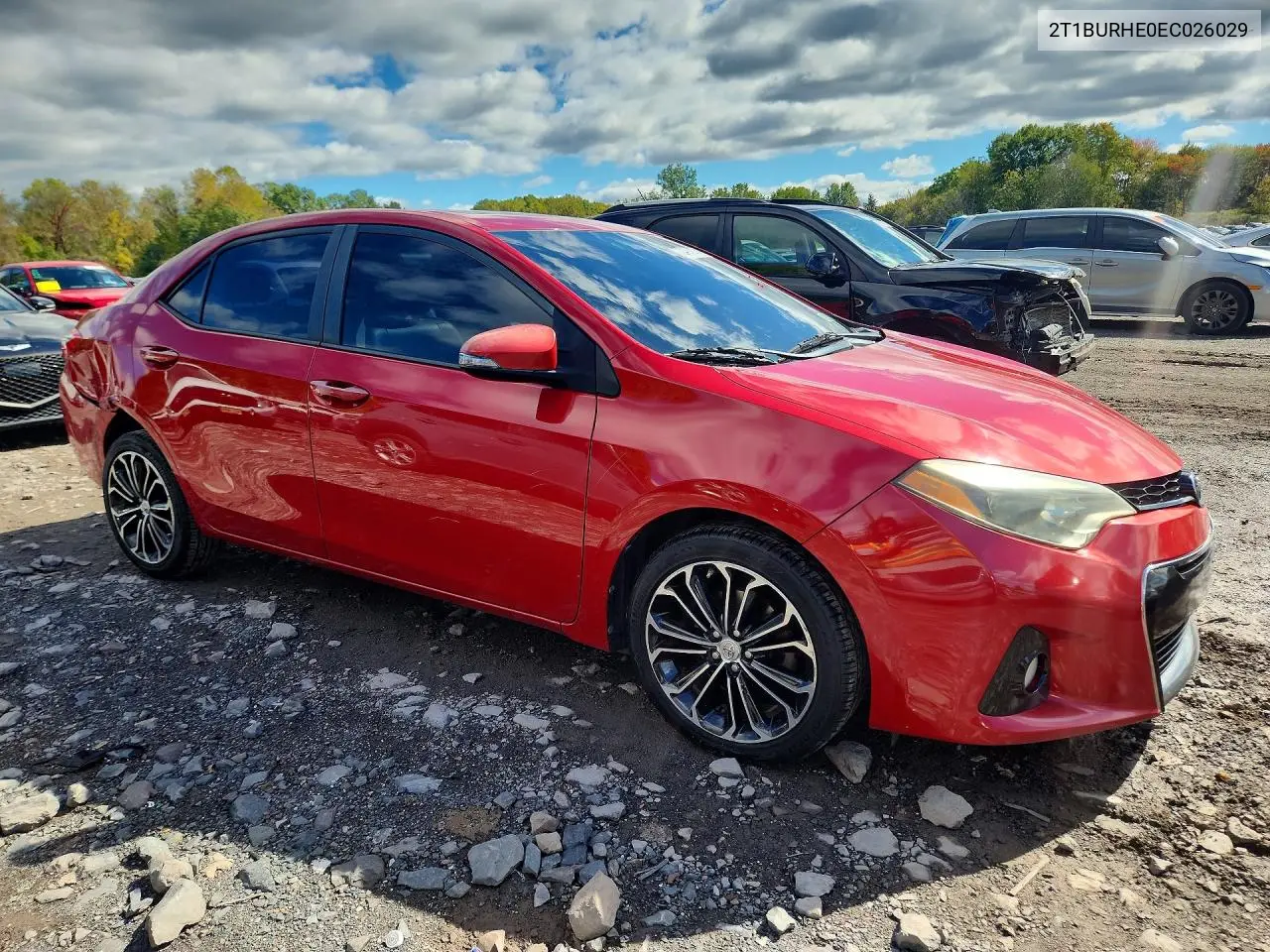2014 TOYOTA COROLLA VIN 2T1BURHE0EC026029 — фото 4