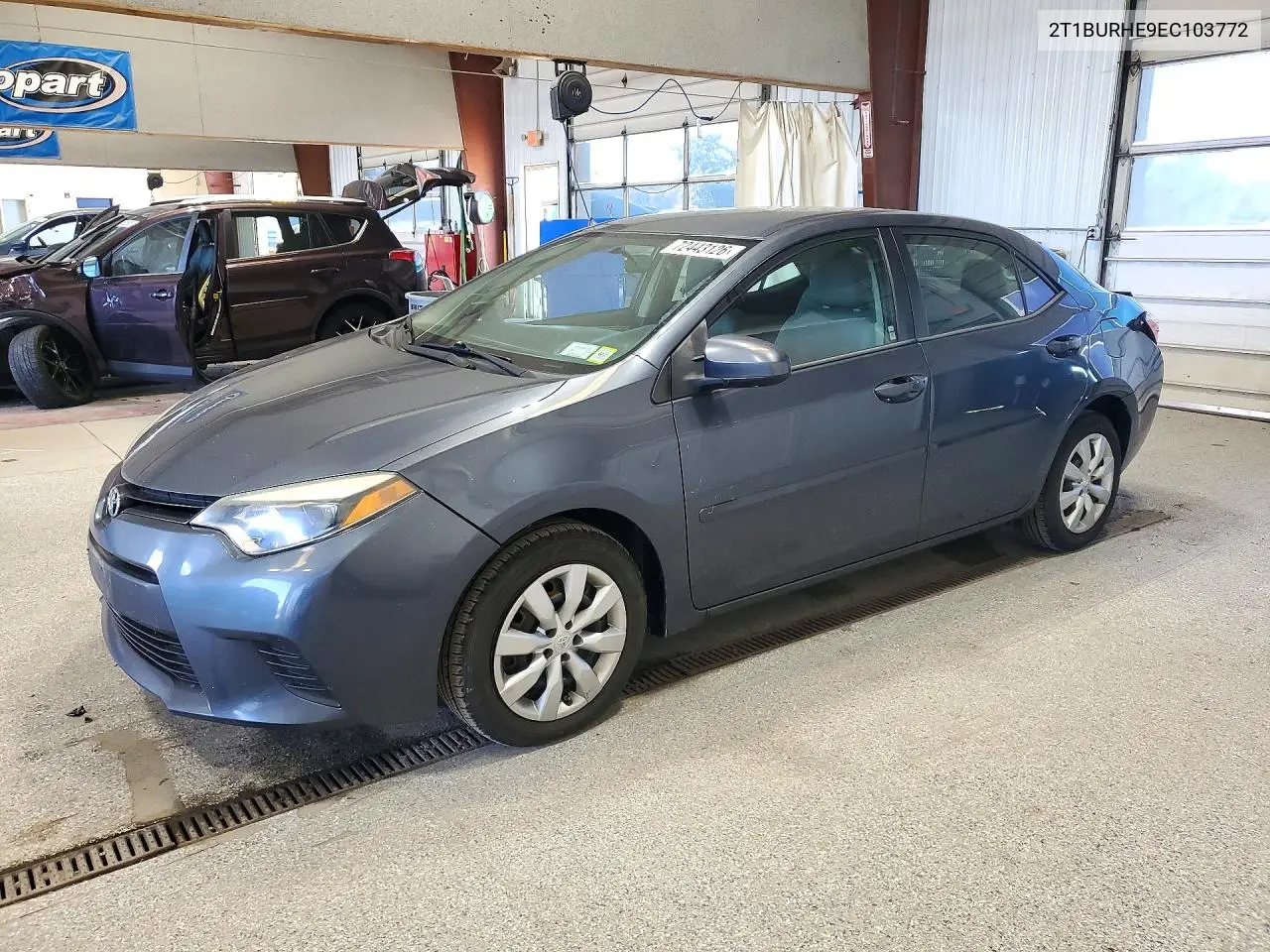TOYOTA COROLLA 2014, VIN 2T1BURHE9EC103772