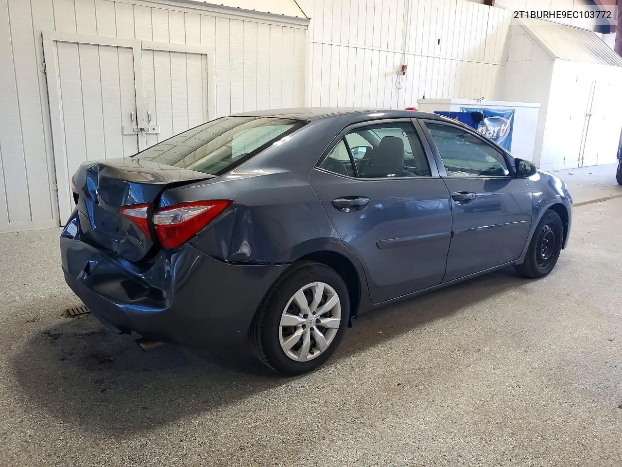 2014 TOYOTA COROLLA VIN 2T1BURHE9EC103772 — фото 3