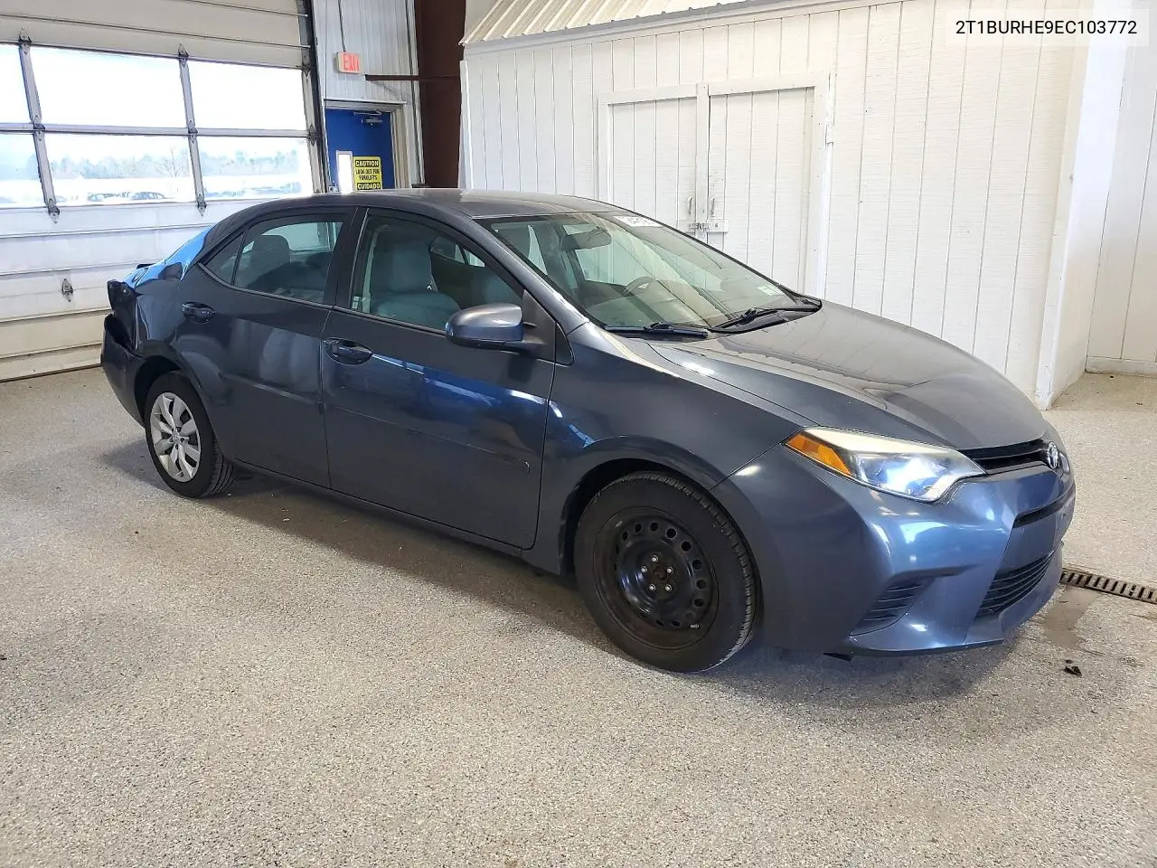 2014 TOYOTA COROLLA VIN 2T1BURHE9EC103772 — фото 4