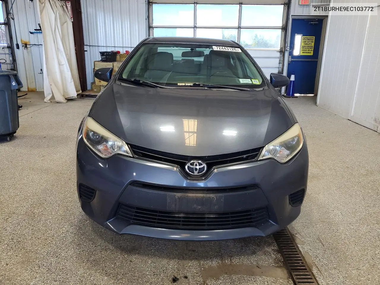 2014 TOYOTA COROLLA VIN 2T1BURHE9EC103772 — фото 5