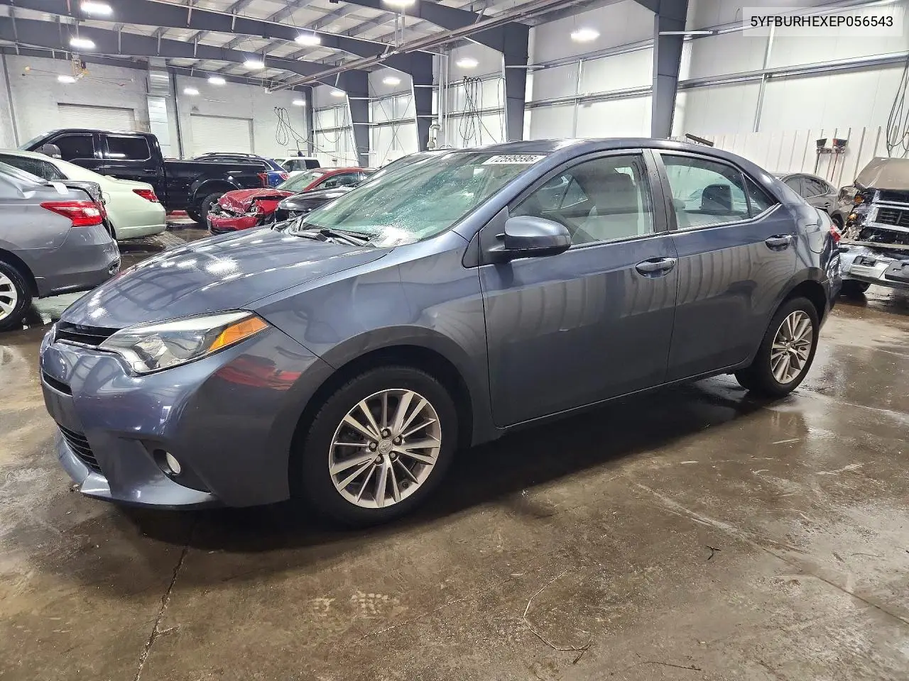 TOYOTA COROLLA 2014, VIN 5YFBURHEXEP056543