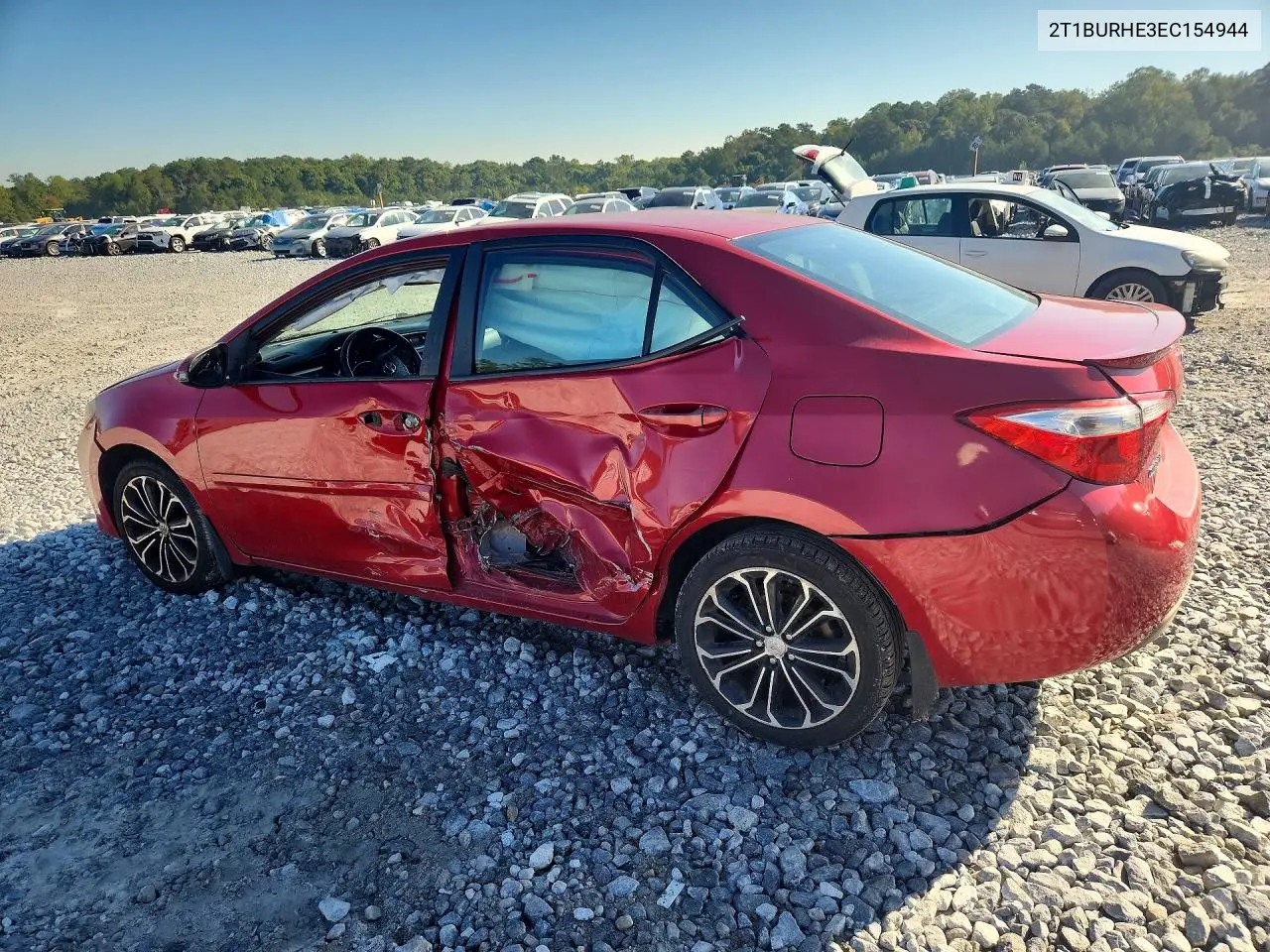 2014 TOYOTA COROLLA VIN 2T1BURHE3EC154944 — фото 2