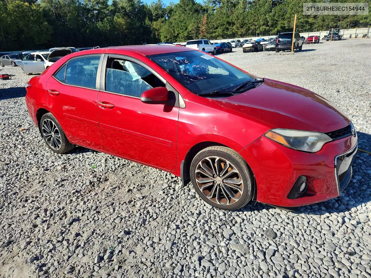 2014 TOYOTA COROLLA VIN 2T1BURHE3EC154944 — фото 4