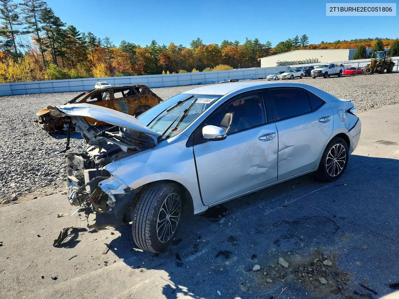TOYOTA COROLLA 2014, VIN 2T1BURHE2EC051806