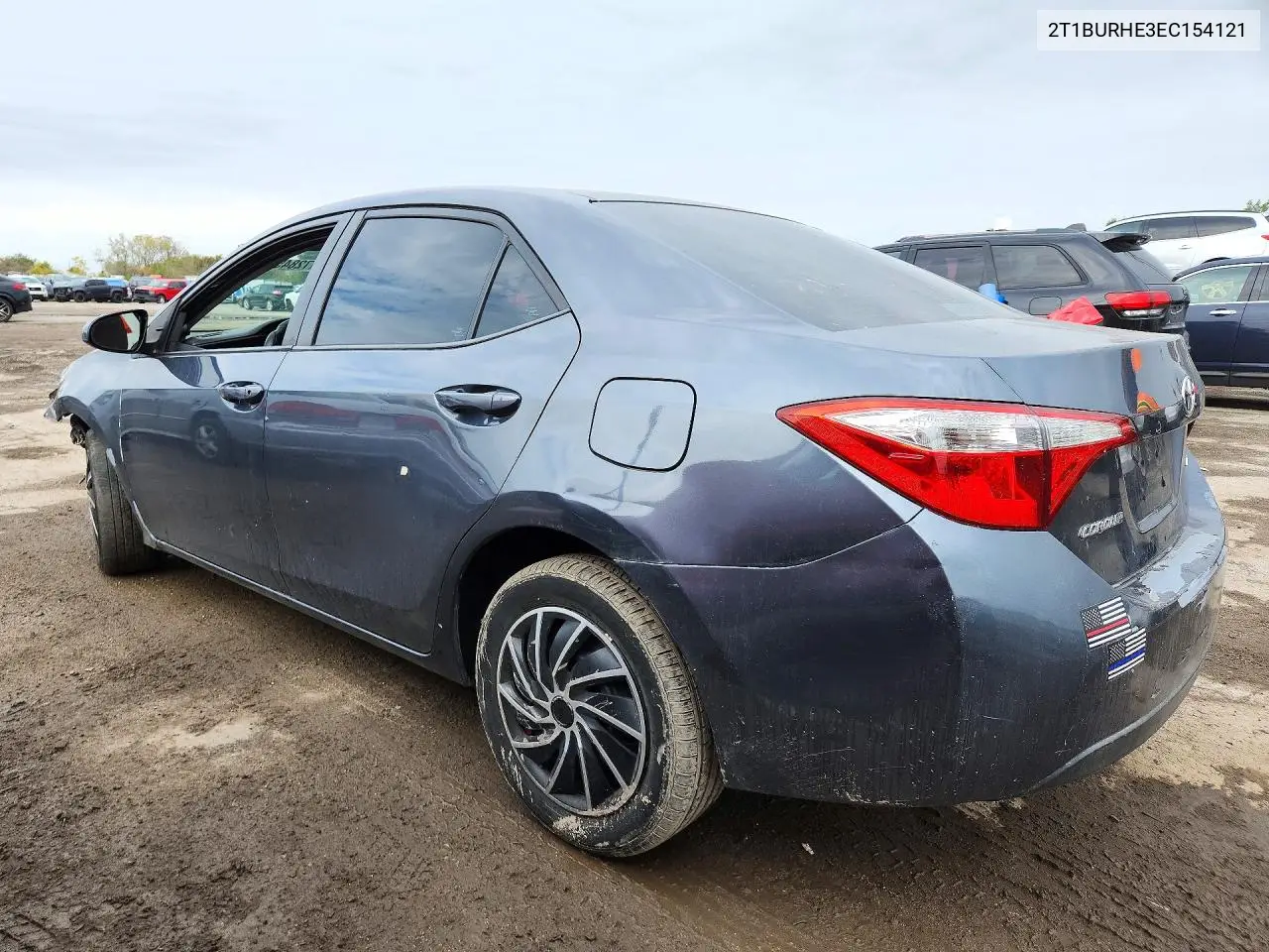 2014 TOYOTA COROLLA VIN 2T1BURHE3EC154121 — фото 2