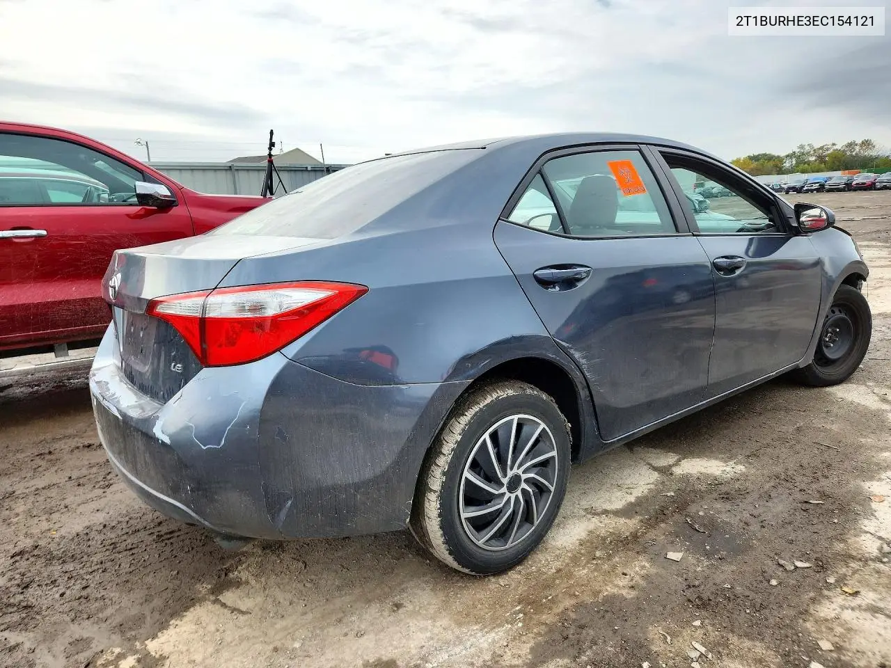 2014 TOYOTA COROLLA VIN 2T1BURHE3EC154121 — фото 3