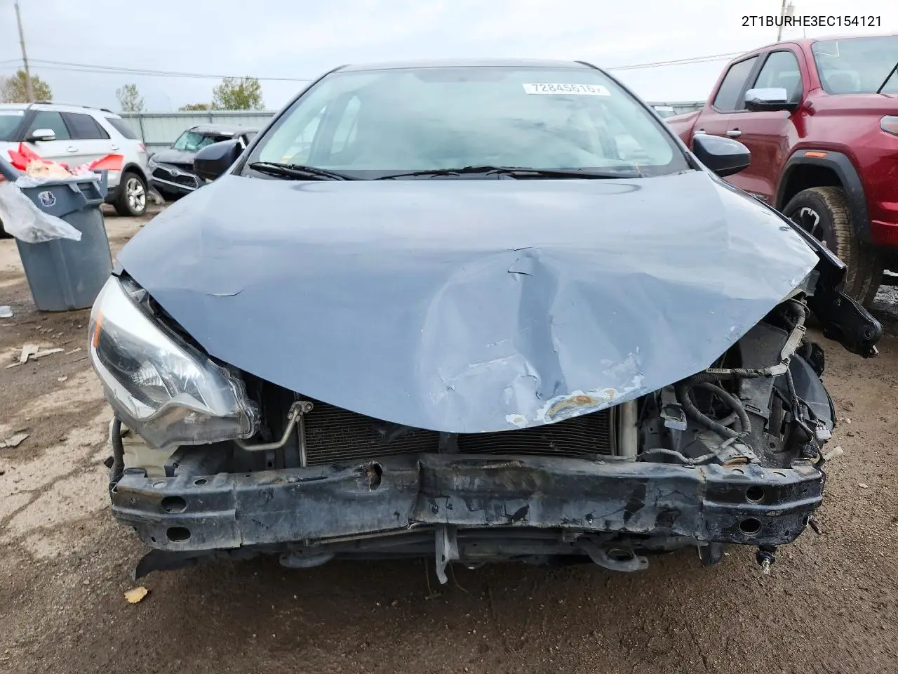 2014 TOYOTA COROLLA VIN 2T1BURHE3EC154121 — фото 5