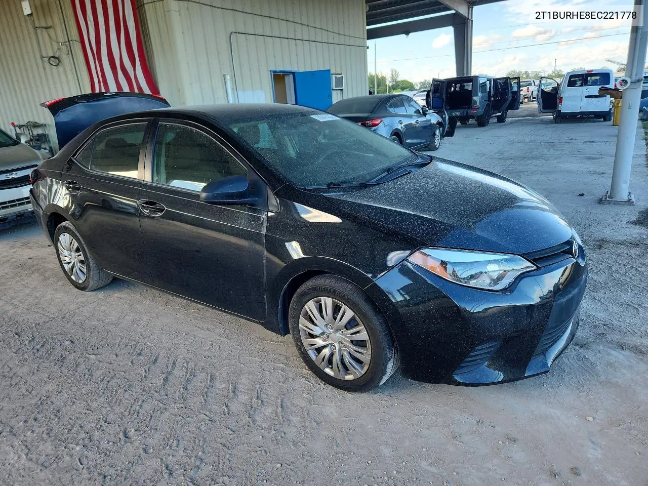 2014 TOYOTA COROLLA VIN 2T1BURHE8EC221778 — фото 4