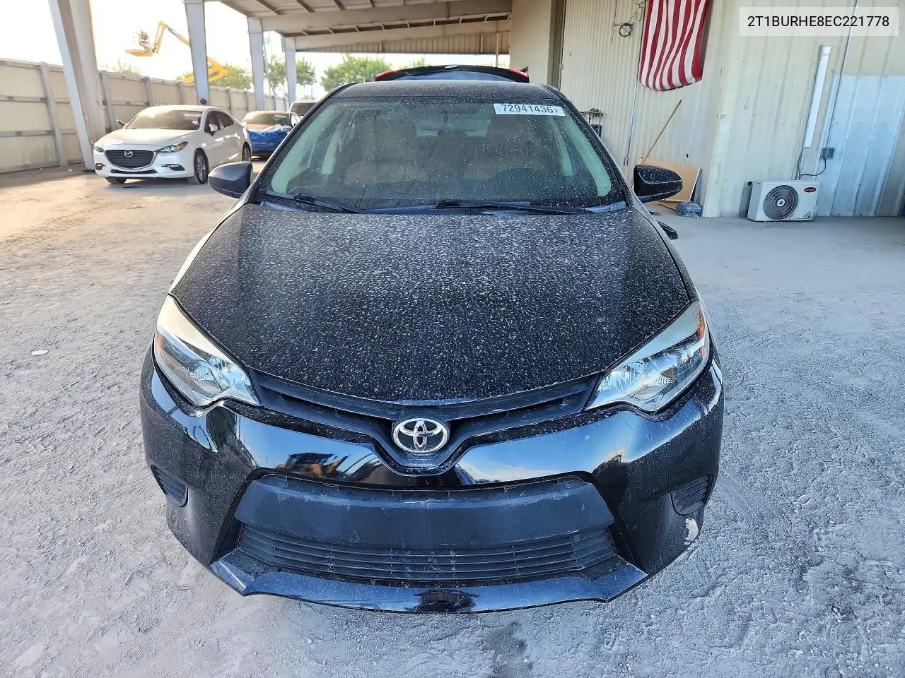2014 TOYOTA COROLLA VIN 2T1BURHE8EC221778 — фото 5