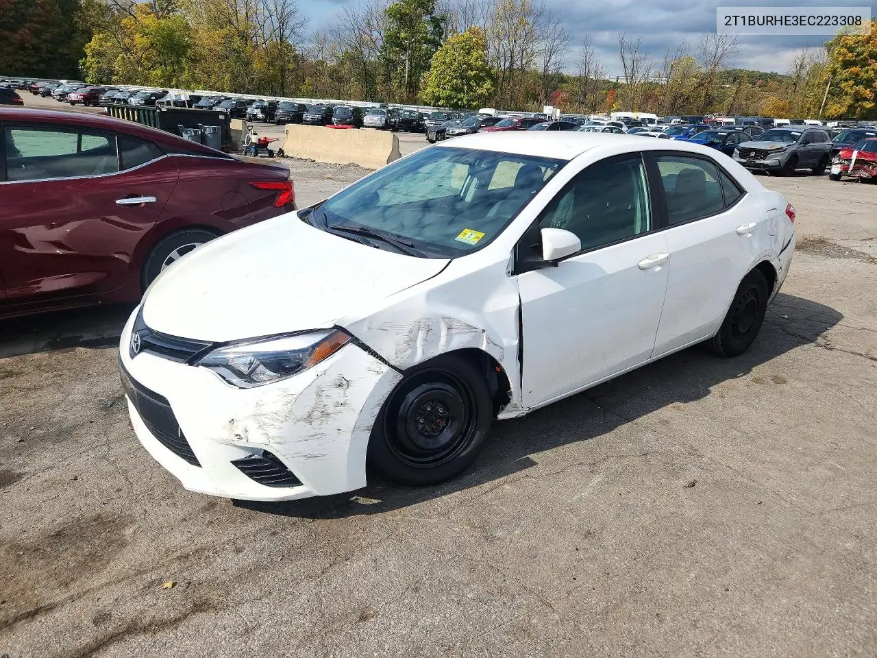 TOYOTA COROLLA 2014, VIN 2T1BURHE3EC223308