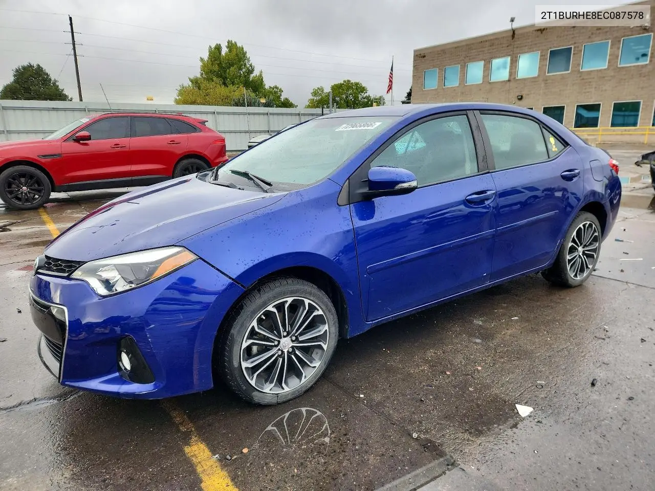 TOYOTA COROLLA 2014, VIN 2T1BURHE8EC087578