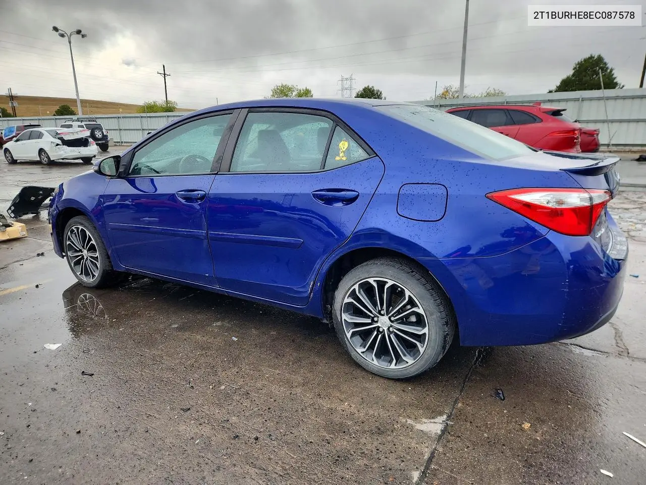 2014 TOYOTA COROLLA VIN 2T1BURHE8EC087578 — фото 2