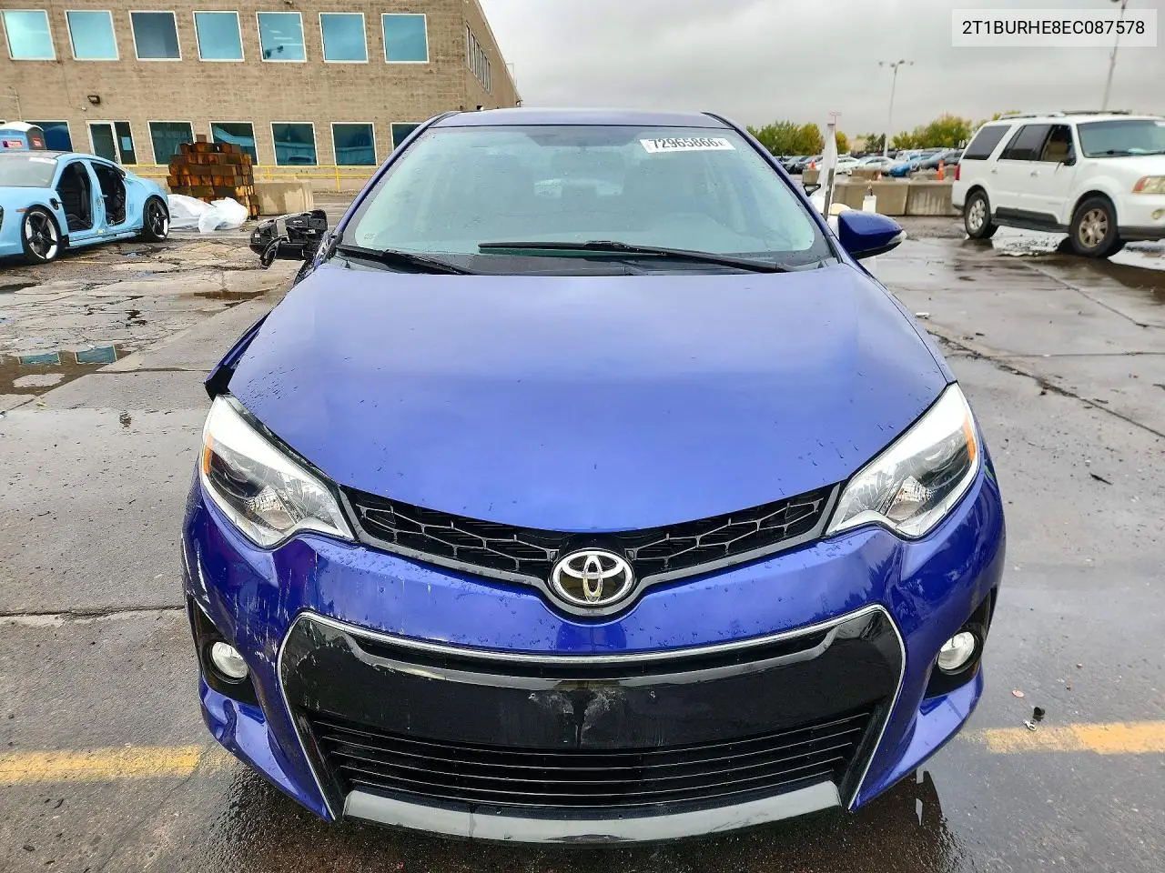 2014 TOYOTA COROLLA VIN 2T1BURHE8EC087578 — фото 5