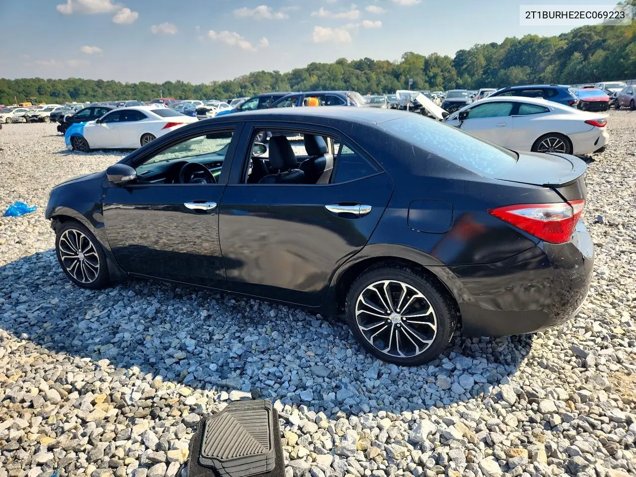 2014 TOYOTA COROLLA VIN 2T1BURHE2EC069223 — фото 2