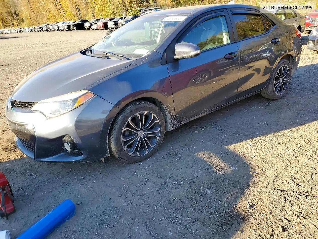 TOYOTA COROLLA 2014, VIN 2T1BURHE0EC012499
