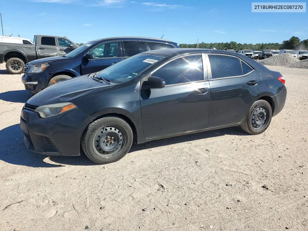 TOYOTA COROLLA 2014, VIN 2T1BURHE2EC087270