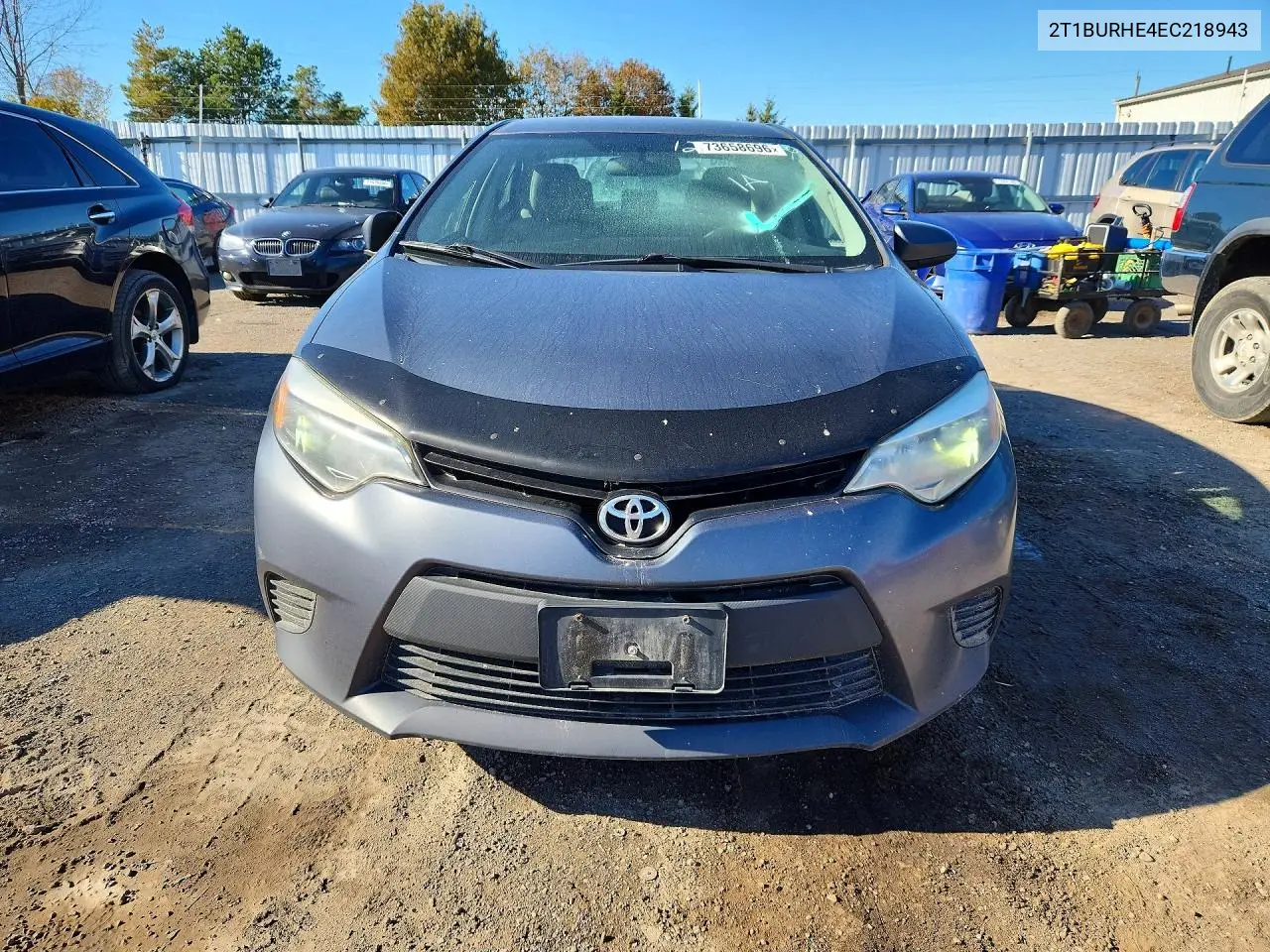 2014 TOYOTA COROLLA VIN 2T1BURHE4EC218943 — фото 5