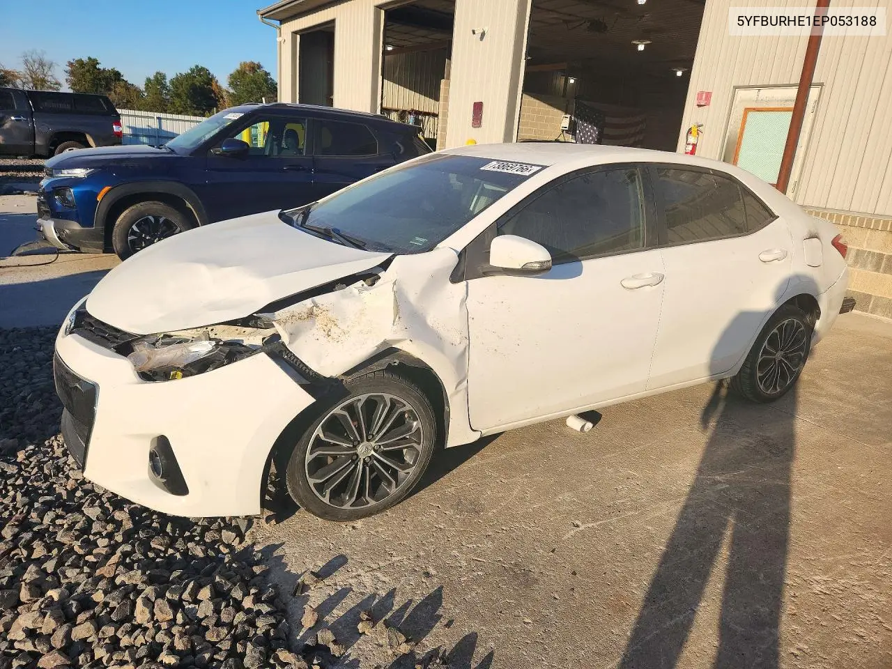 TOYOTA COROLLA 2014, VIN 5YFBURHE1EP053188
