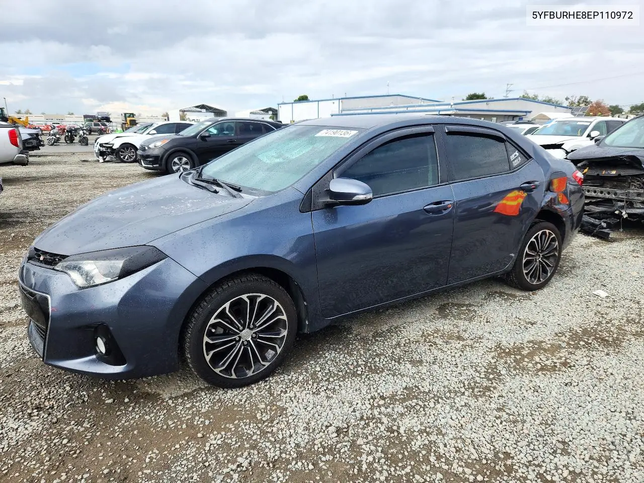 TOYOTA COROLLA 2014, VIN 5YFBURHE8EP110972