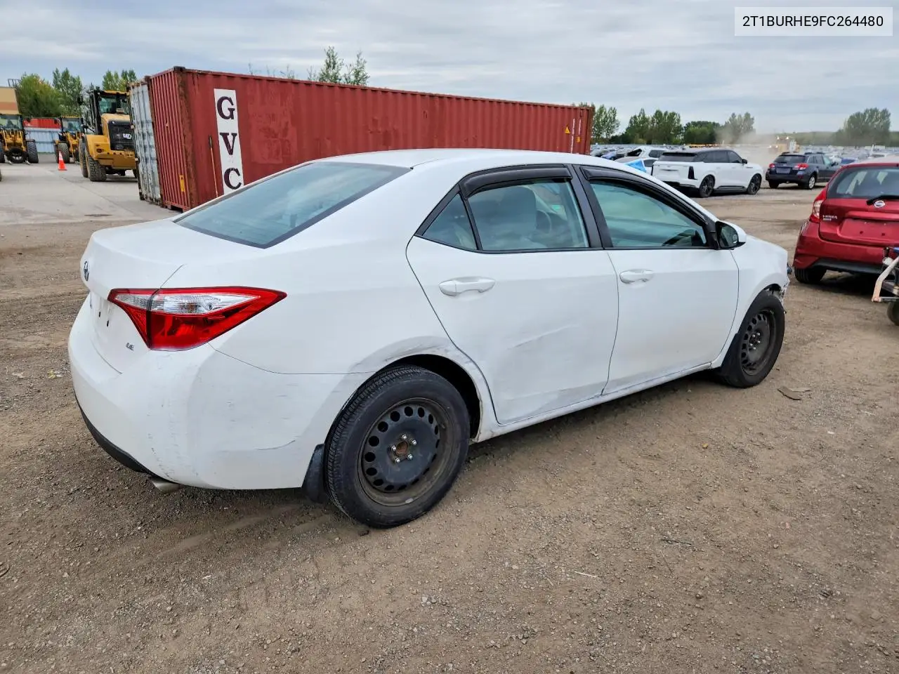 2015 TOYOTA COROLLA VIN 2T1BURHE9FC264480 — фото 3