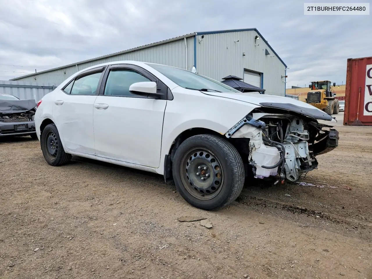 2015 TOYOTA COROLLA VIN 2T1BURHE9FC264480 — фото 4