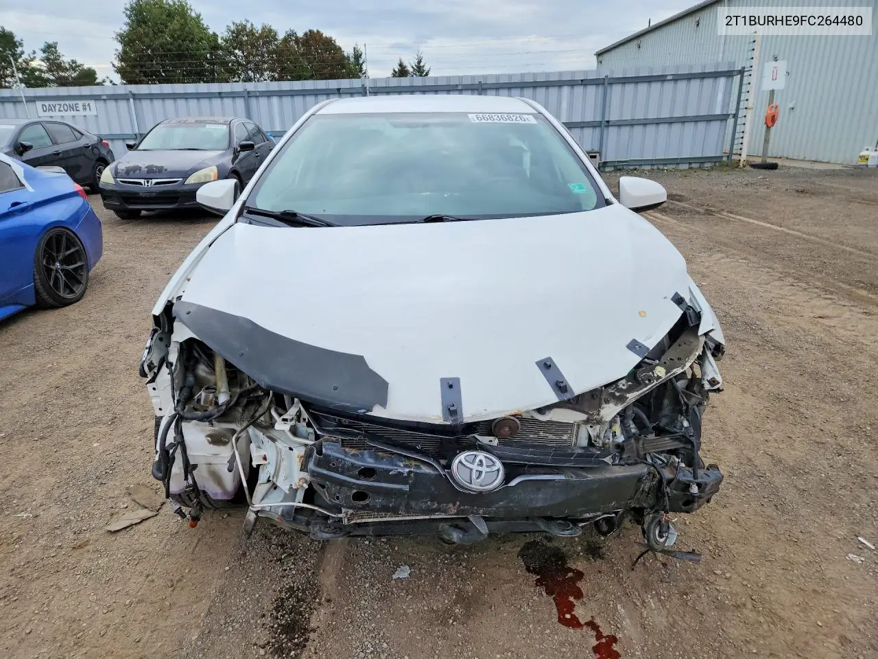 2015 TOYOTA COROLLA VIN 2T1BURHE9FC264480 — фото 5