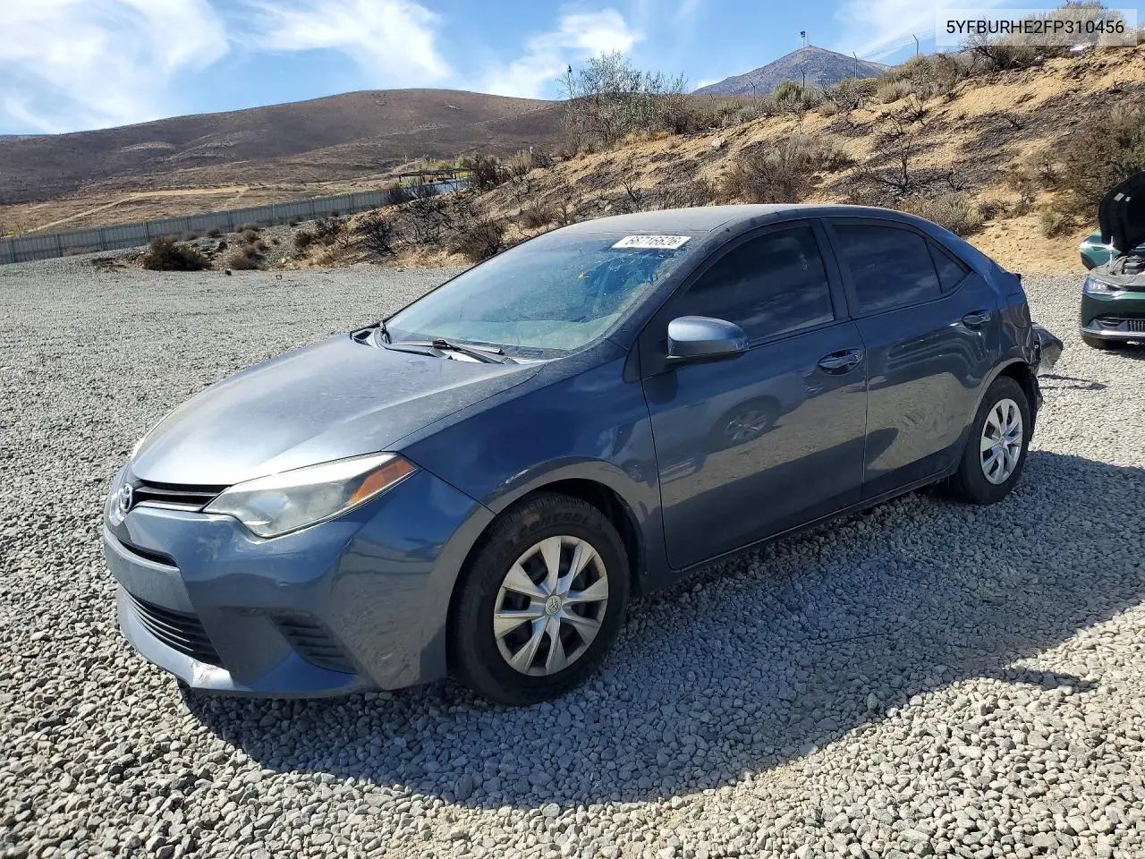 TOYOTA COROLLA 2015, VIN 5YFBURHE2FP310456