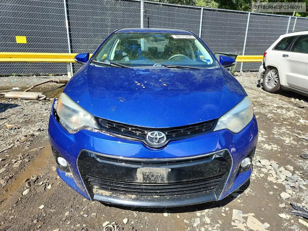 2015 TOYOTA COROLLA VIN 2T1BURHE3FC346091 — фото 5