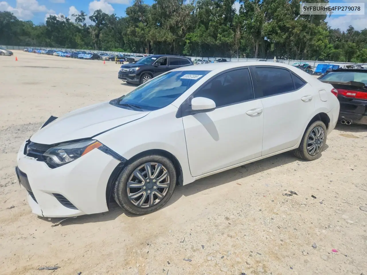 TOYOTA COROLLA 2015, VIN 5YFBURHE4FP279078