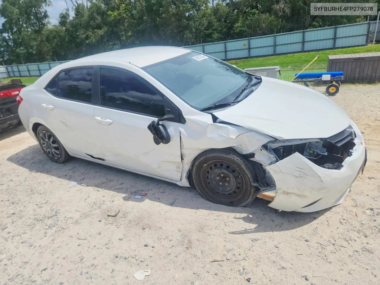 2015 TOYOTA COROLLA VIN 5YFBURHE4FP279078 — фото 4
