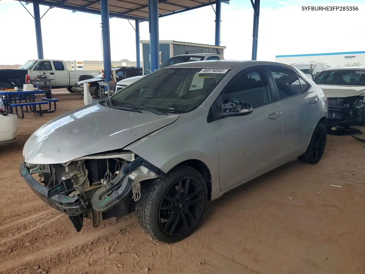 TOYOTA COROLLA 2015, VIN 5YFBURHE3FP285356