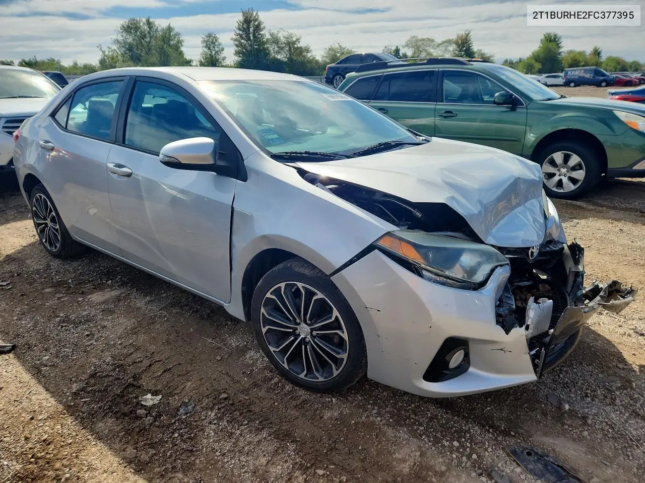 2015 TOYOTA COROLLA VIN 2T1BURHE2FC377395 — фото 4