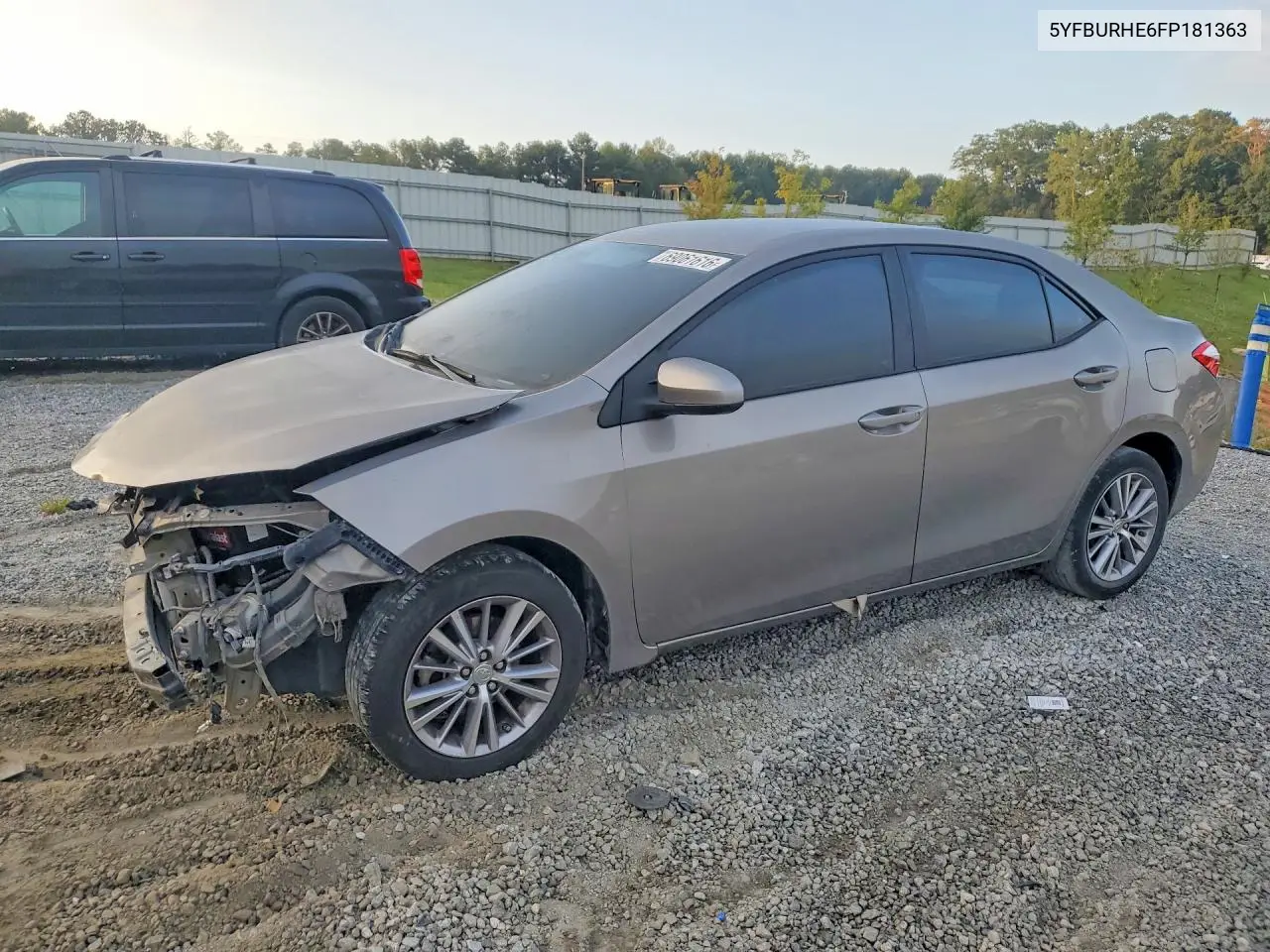 TOYOTA COROLLA 2015, VIN 5YFBURHE6FP181363