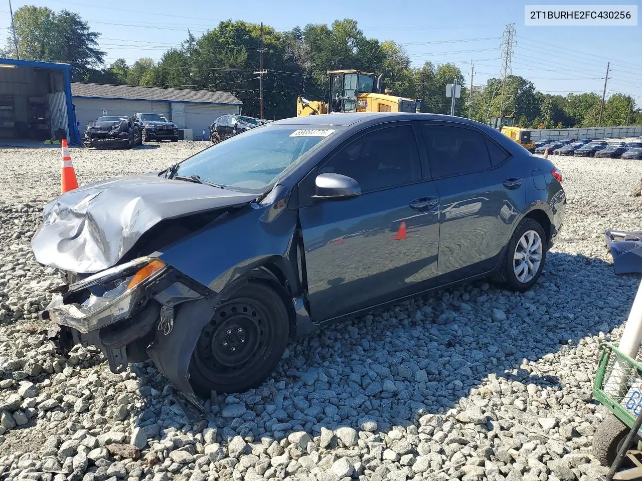 TOYOTA COROLLA 2015, VIN 2T1BURHE2FC430256