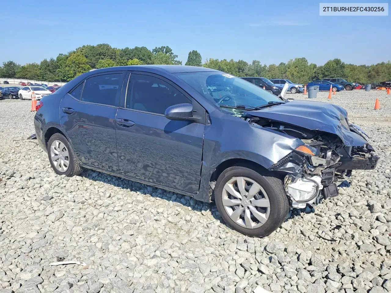 2015 TOYOTA COROLLA VIN 2T1BURHE2FC430256 — фото 4