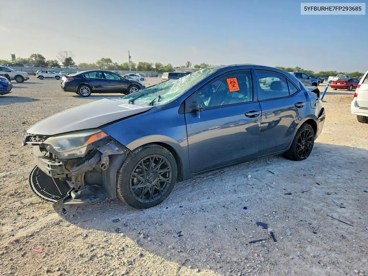 TOYOTA COROLLA 2015, VIN 5YFBURHE7FP293685